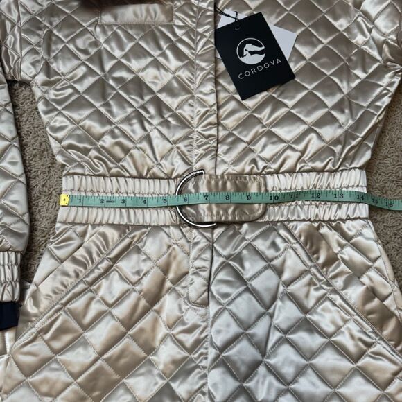 Cordova Women's Ski Suit The Courmayeur belted quilted ski suit NWT SMALL - Picture 13 of 16